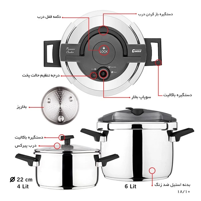 زودپز دوقلو کاندید